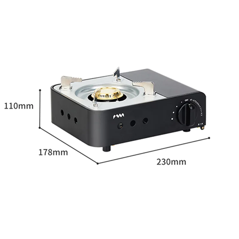 Camping Mini Cassette Stove Hot Pot Stove Portable Gas Domestic Picnic Outdoor Cast Iron  Butane Stove