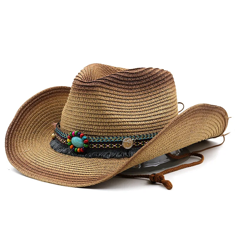 High Quality Straw Hat Bulk Straw Western Style Jazz Cowboy Cowgirl Hat - Buy Cowboy Hat,Cowboy Hat Straw,Cowgirl Hat Product on