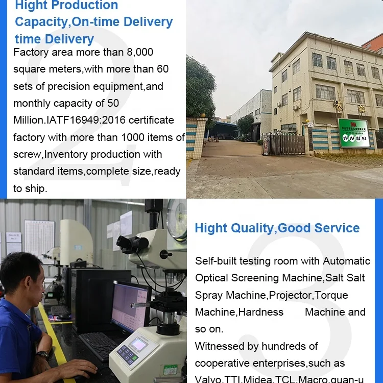 taiming Custom Pozi slot phillips combined Steel screw with External tooth washer