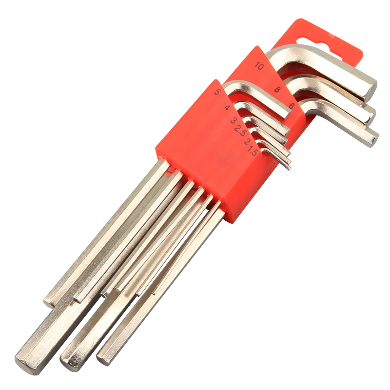 9pcs L-Type hexagon wrench service Hex Allen Key Wrench Set  tool