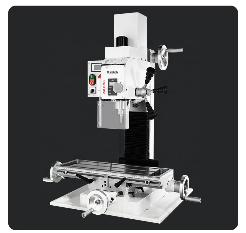 WMD25V Vertical Drilling and Milling lathe high precision manual mill drill lathe small milling machine
