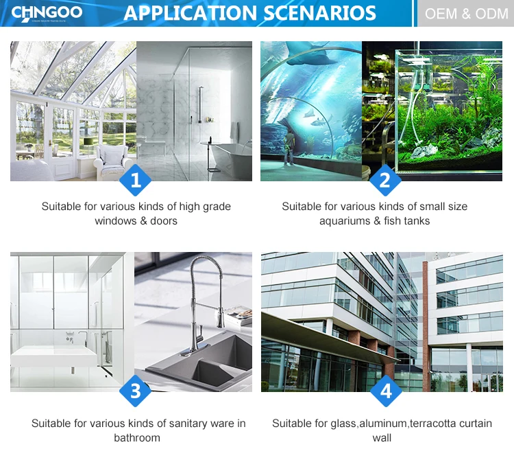 Factory direct sales silicone sealant weatherproof window glue silicone sealant