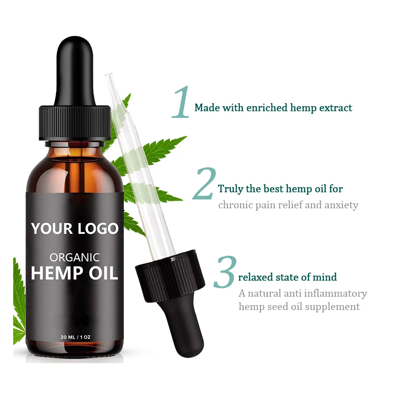 Oem/Odm частная торговая марка CBD, лидер продаж, Melao, антивозрастной уход за кожей, 100% чистое органическое натуральное масло семян конопли