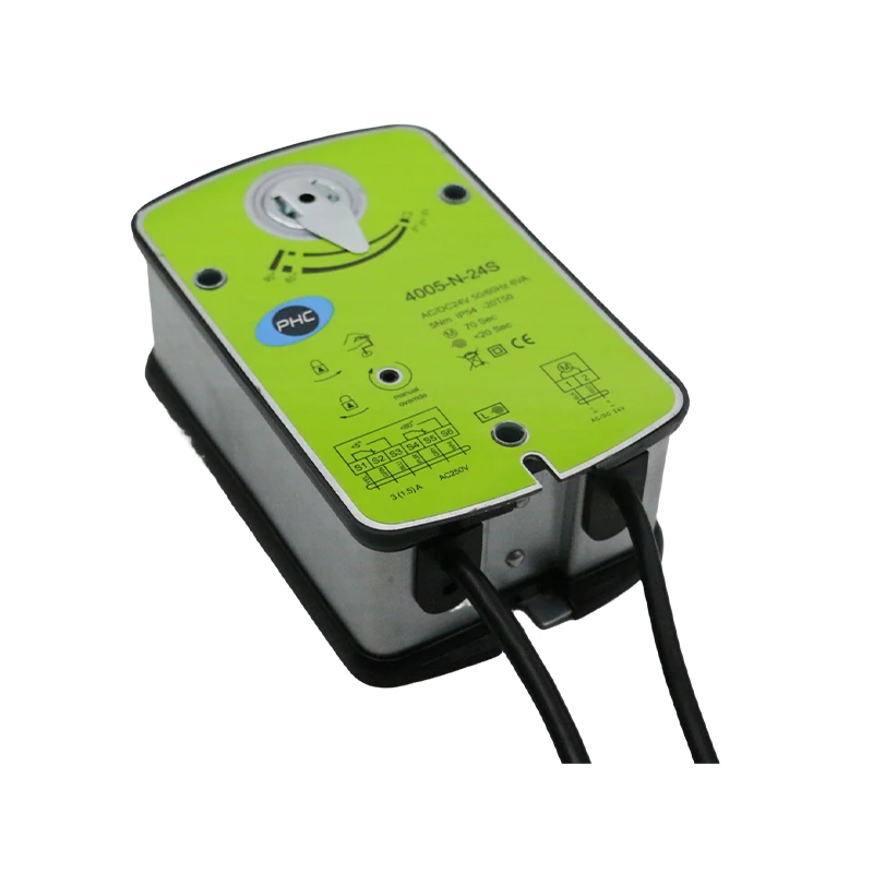 5Nm Ac/Dc 24 V On/Off Air Actuator Damper Hvac Motor Rotary Motorized Electric Modulating Control Damper Actuator