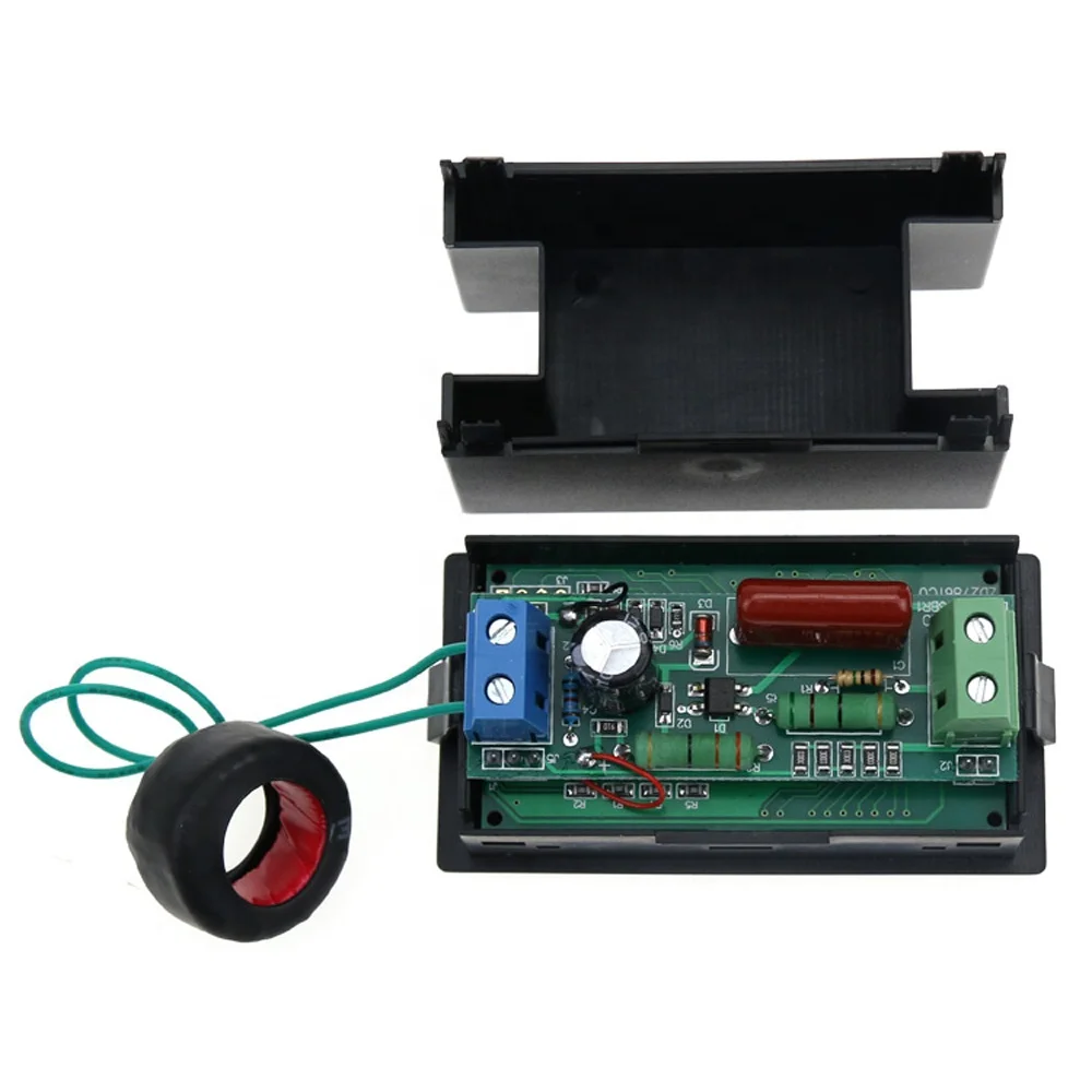 Измеритель мощности переменного тока AC80-300V 100A напряжение цветной ЖК-дисплей Панель цифровой вольтметр Амперметр ватт активной энергии монитор