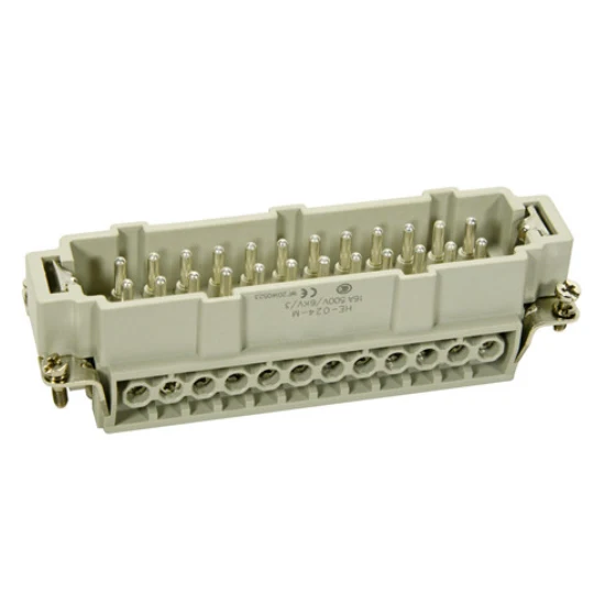 24 Pins HE Screw Heavy duty Connector HE-024-M