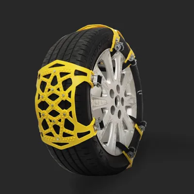 Car anti-skid chains Double buckle anti-skid chains Snow tires Tendons Thickened anti-skid straps Universal emergency snow chain