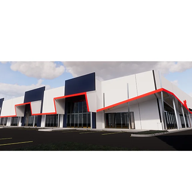 Modern Steel Frame Prefabricated Warehouse/Workshop/Office/Factory Building Construction Materials