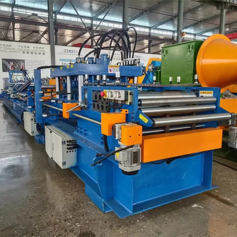 Quick Changeable CZ Purlin Roll Forming Machine CZ Purlin Construction Material Roll Former