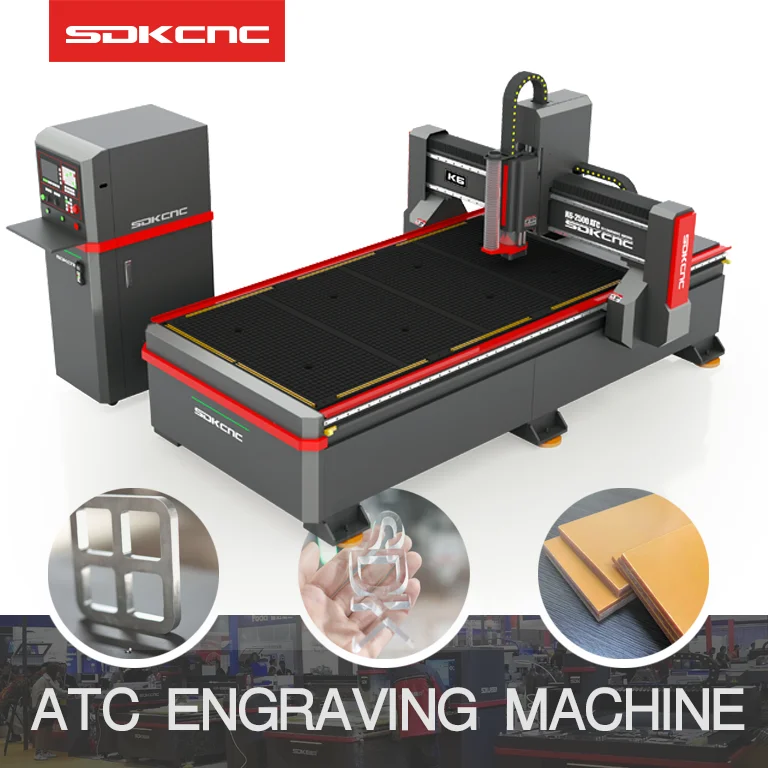 Chinese factory  hi precision  CNC router engraving and milling machines for advertising cutter machines  1325