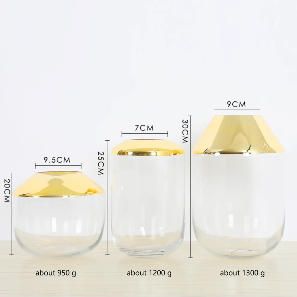 Wholesale crystal flower vase customized glass flower glass vase crystal flower vase