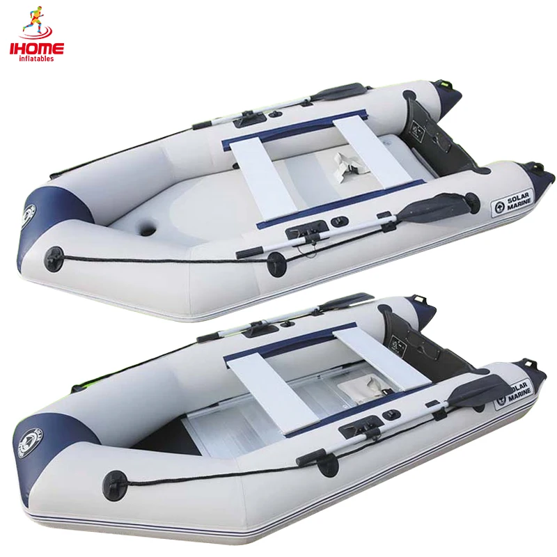 fishing boat rowing boat with aluminum floor PVC Inflatable Fishing Boat for Sale drop shipping