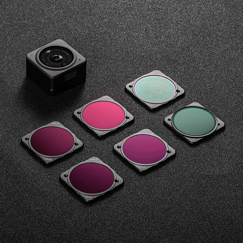 CPL UV Lens ND8 ND16 ND32 ND64 Polarized Glass Filter Neutral Density Filters for DJI Action 2 Sport Camera Accessories