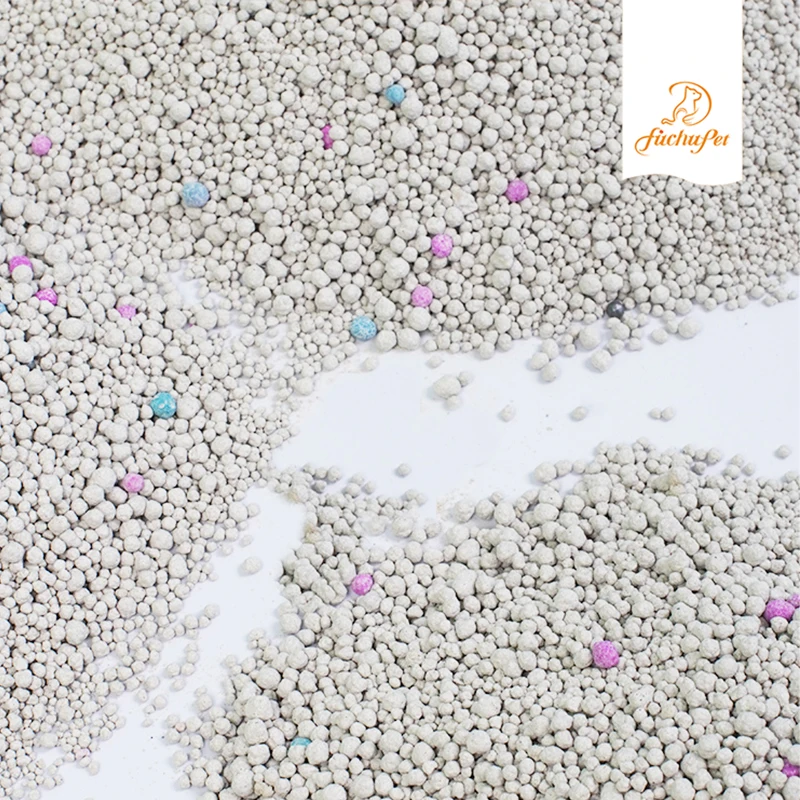 FUCHU PET Wholesale Customization  Bentonite Cat Litter Sand For Cats Super Clumping Activated Carbon in Bentonite Cat Litter