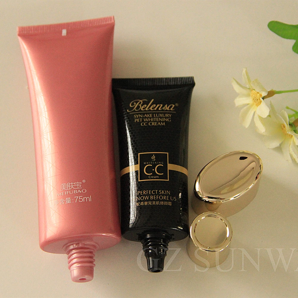 Plastic PE Packaging Soft Tubes Lotion Cream Container