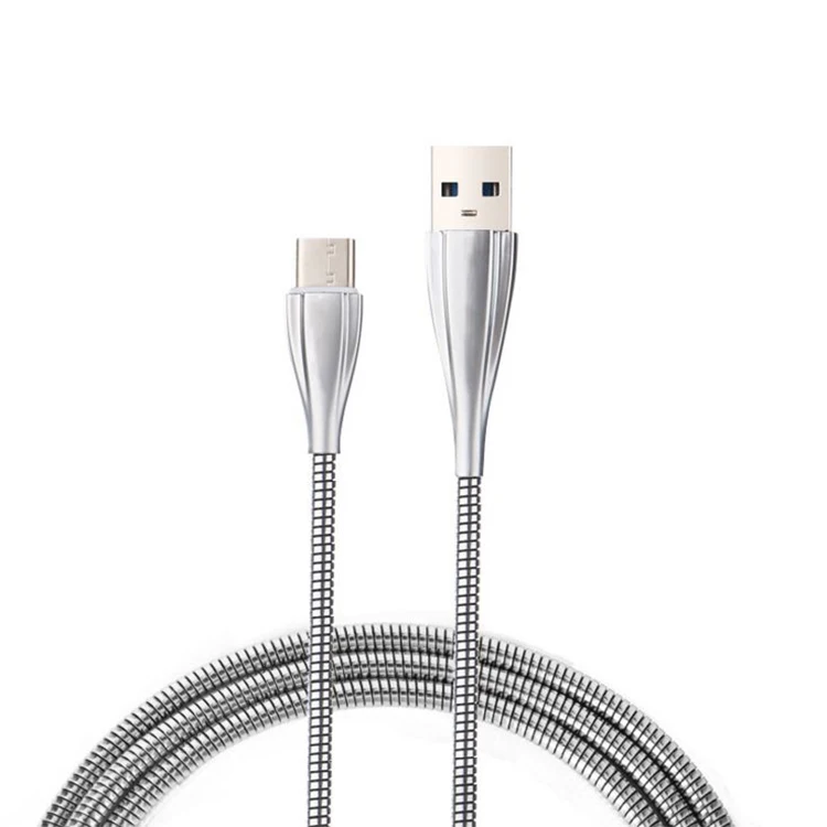 Высококачественный USB-кабель из цинкового сплава для передачи данных 2 А зарядки