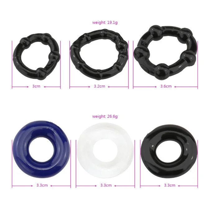 Male Reusable Condom Delay Dick Ring Penis Enlargement Cock ring Sextoys Adjustable Sex Rings for Cock