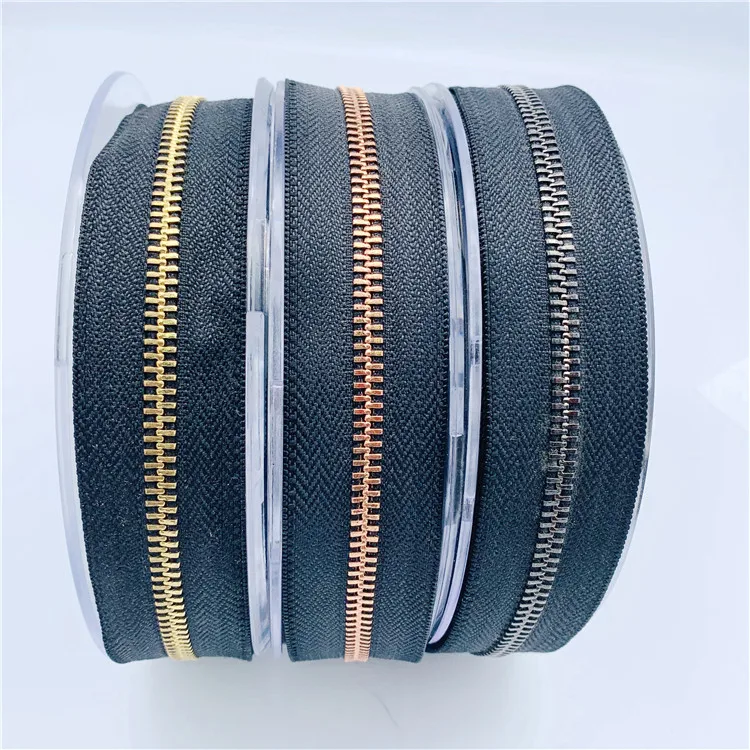 Factory Wholesale High Quality YG Slider Metal Zipper For Jeans Denim Trousers Metal Zipper  5# 4YG Metal Zipper