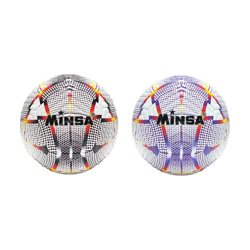B7447 MINSA Professional Size 5 TPU Textured Thermal Bonded Molten Football Hot Sale Soccer Ball for Training and Match