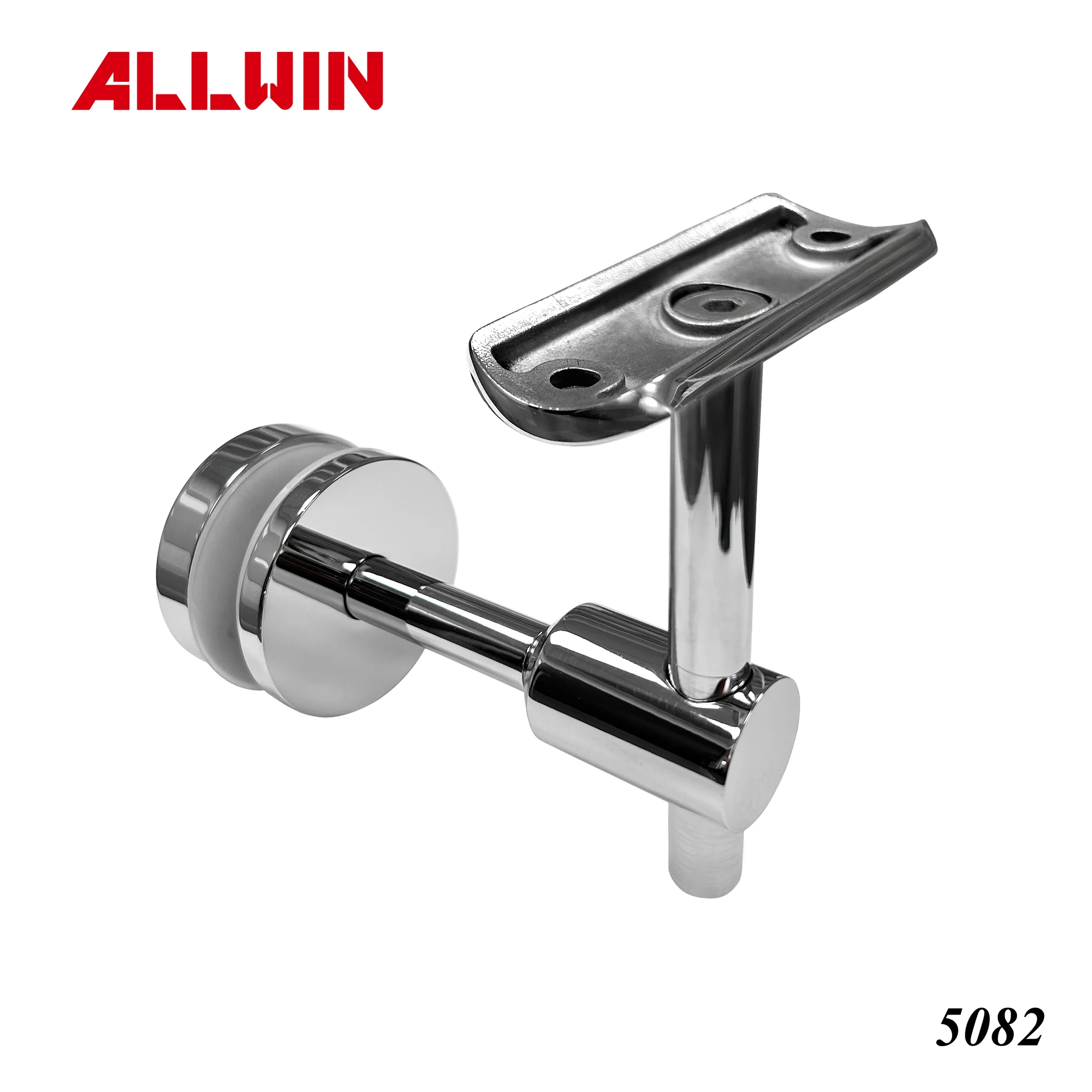 Нержавеющая сталь Матовый Черный Стеклянный кронштейн для полки с плоским кронштейном