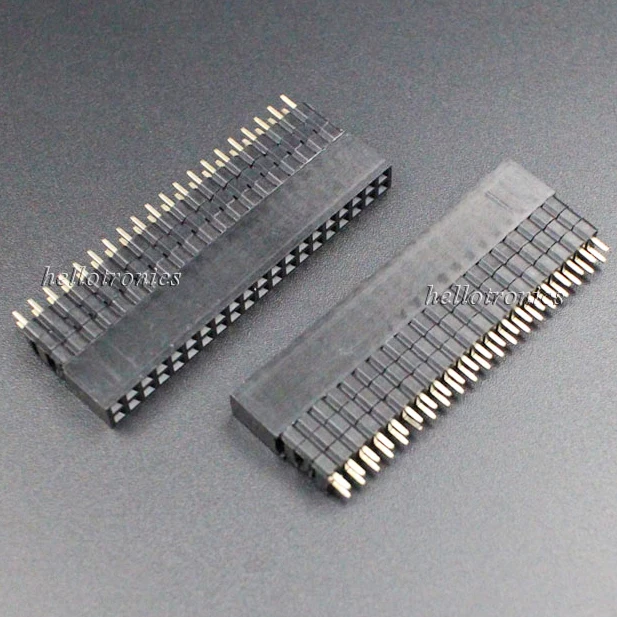 Stacking Header for Raspberry Pi A+ B+ Pi 2 - 2x20 Extra Tall Stackable Header 2 Spacers Female Header