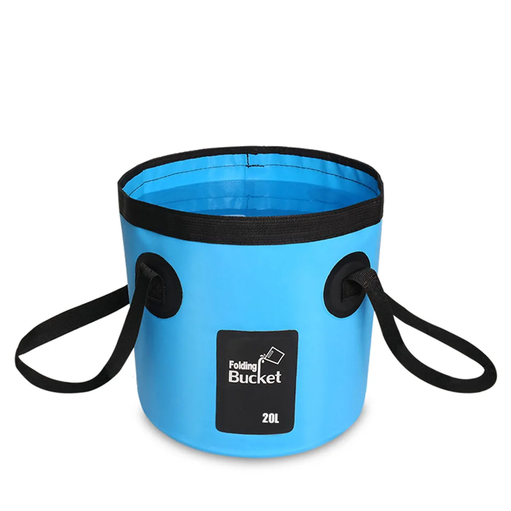Wholesale Multifunctional outdoors fishing bag 12L 20L Waterproof Folding camping Bucket