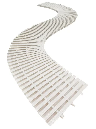 OEM Factory swimming pool & bathtub grille non-slip mats grille swimming pool gutter drain grating overflow plastic grille