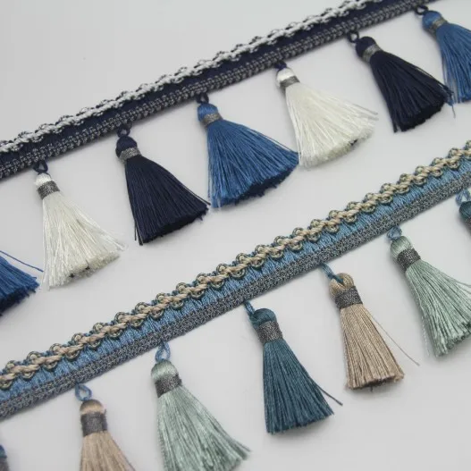 
lace ribbon tassel fringe for curtains tassel and fringe for carpets 