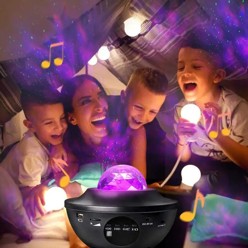 
New Smart Rotatable Star Projector Bedroom Game Rooms Home Theatre Lamp Light Night Galaxy Projector 
