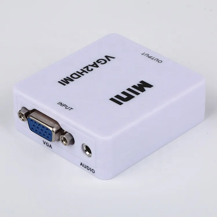 Mini VGA to HD Converter Adapter Full HD1080P Converter for PC Laptop Converter
