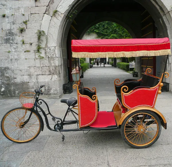 Электрический трехколесный велосипед trishaw с 4 пассажирами, 25 км/ч