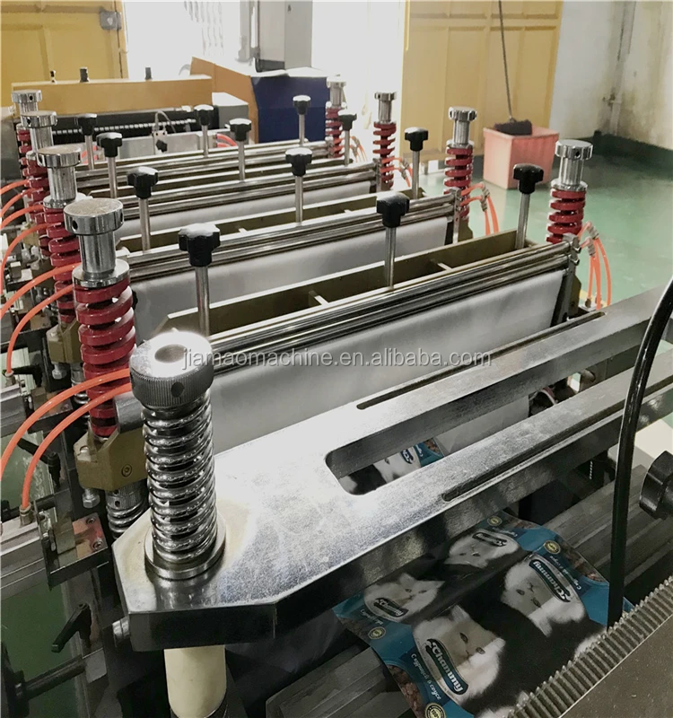 Self close plastic bag making machine polythene side sealing zipper machines