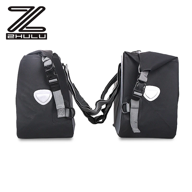 Мотоциклетные туристические седельные сумки, прочная водонепроницаемая Боковая Сумка для мотоцикла, багаж