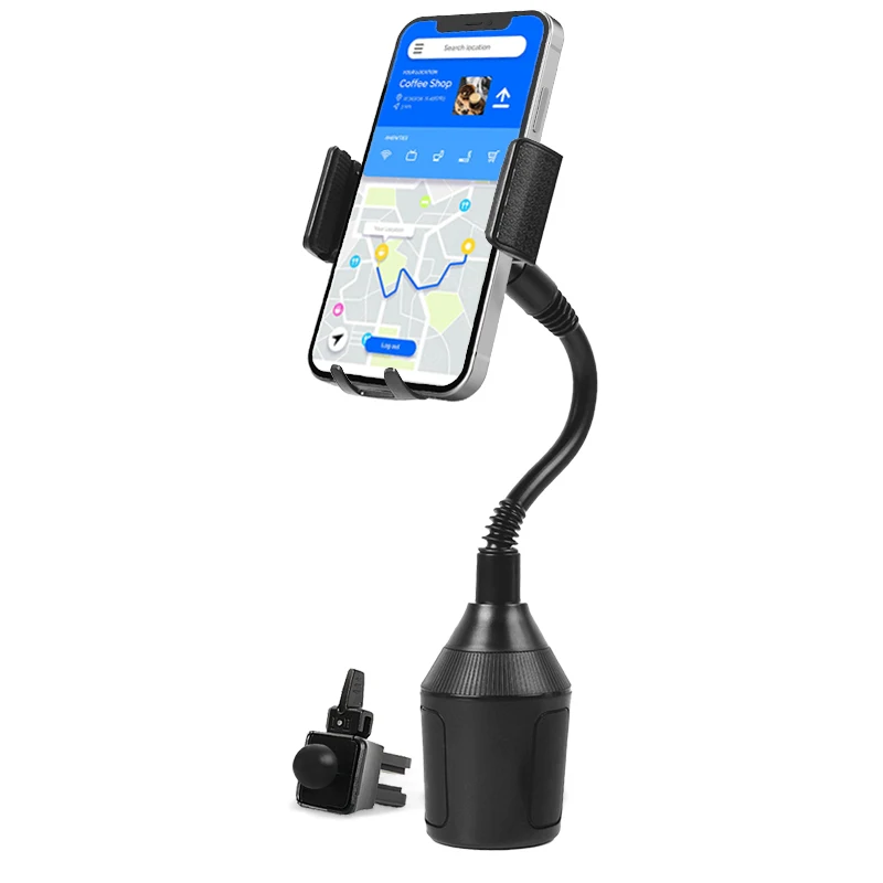 Car Phone Holder Upgraded Cup Holder Phone Mount Universal Phone Holder for Car 360 Degree Rotatable