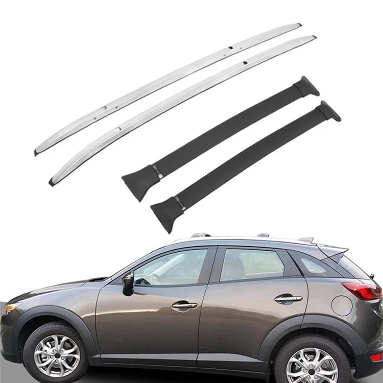 Factory direct sales CX-9 2016-2021 CX-9 high quality roof rack rail aluminum alloy auto parts roof rail