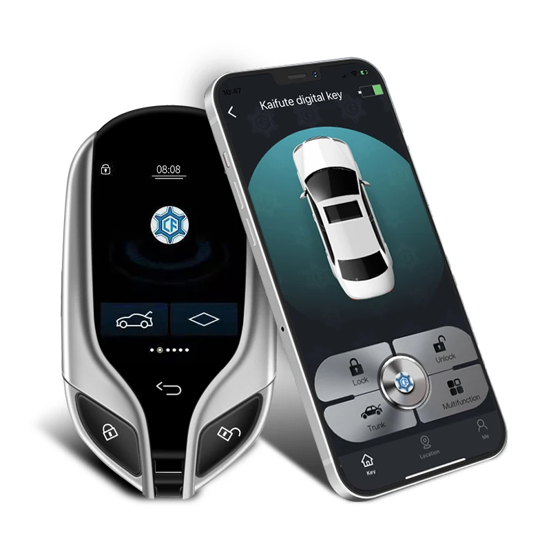 Kaifute smart App модель K911 умный Телевизор с ЖК брелок для ключей цифрового ключа автомобиля сигнализации анти-потерянный ключ оповещения расположение клавиш