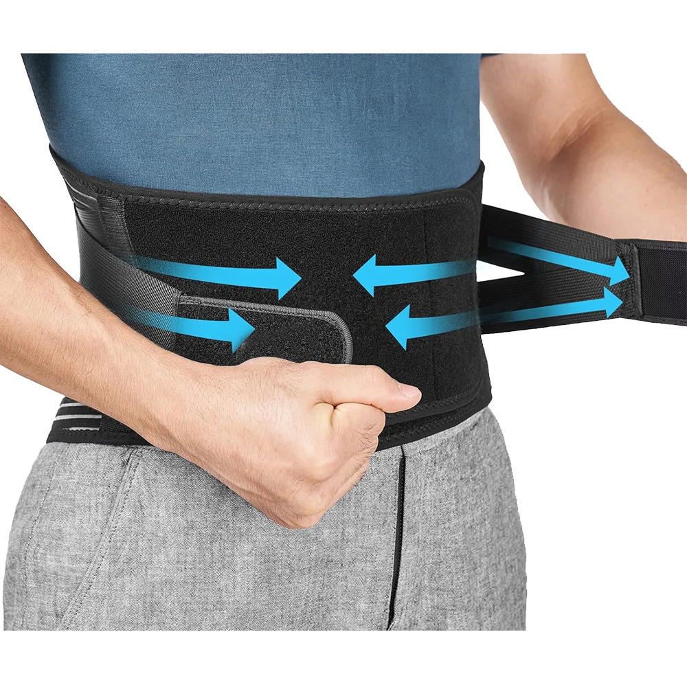 Customized Medical Waist Back Braces For Lower Back Pain Relief Breathable Waist Brace For Men/women Work