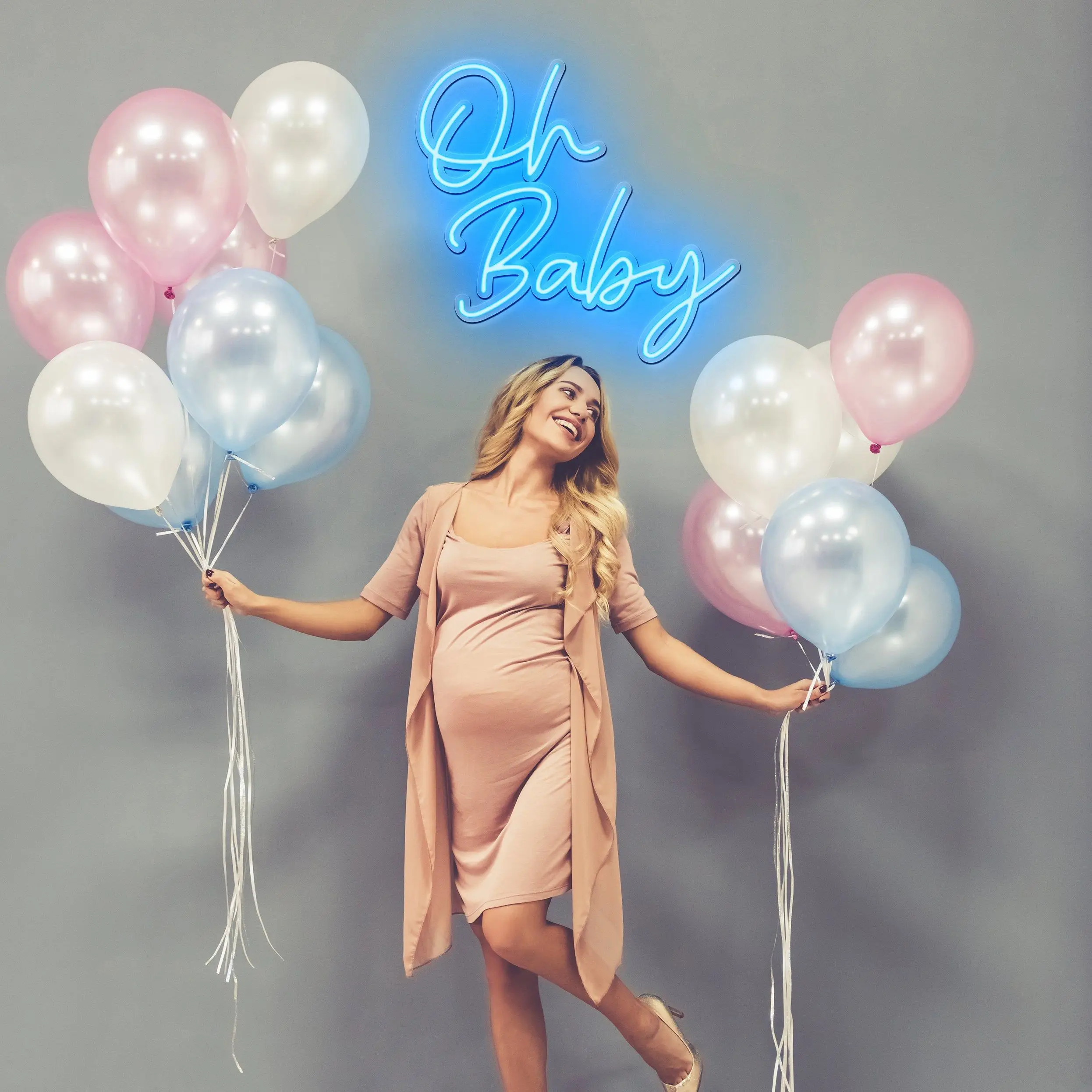 China Factory Oh Baby Light Custom Acrylic Neon Sign led neon lights