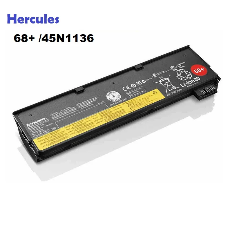 Laptop battery for Lenovo 68+ 45N1124 45N1136 45N1128 0C52862 45N1124 L14M6F01 45N1735 ThinkPad X240 X250 X270 T440 T450 T460