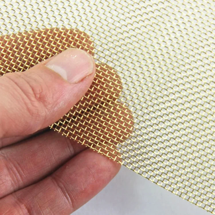 4 6 9 Mesh copper brass woven wire mesh