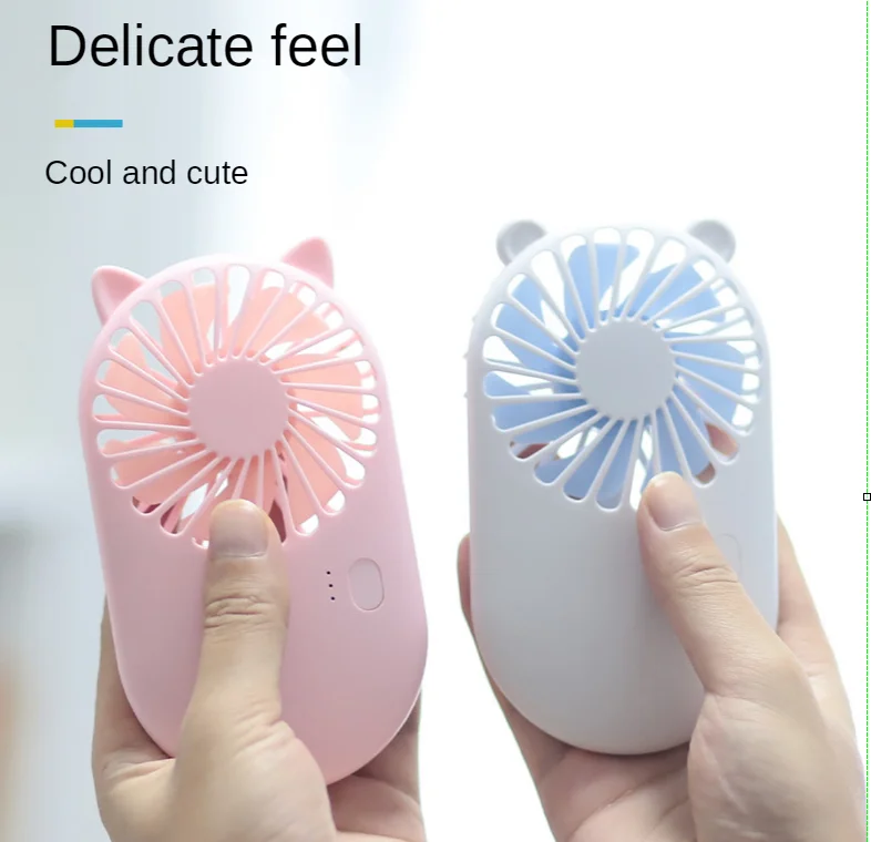 Explosive handheld mini fan gift custom logo usb charging mini handheld pocket fan portable fans cooling