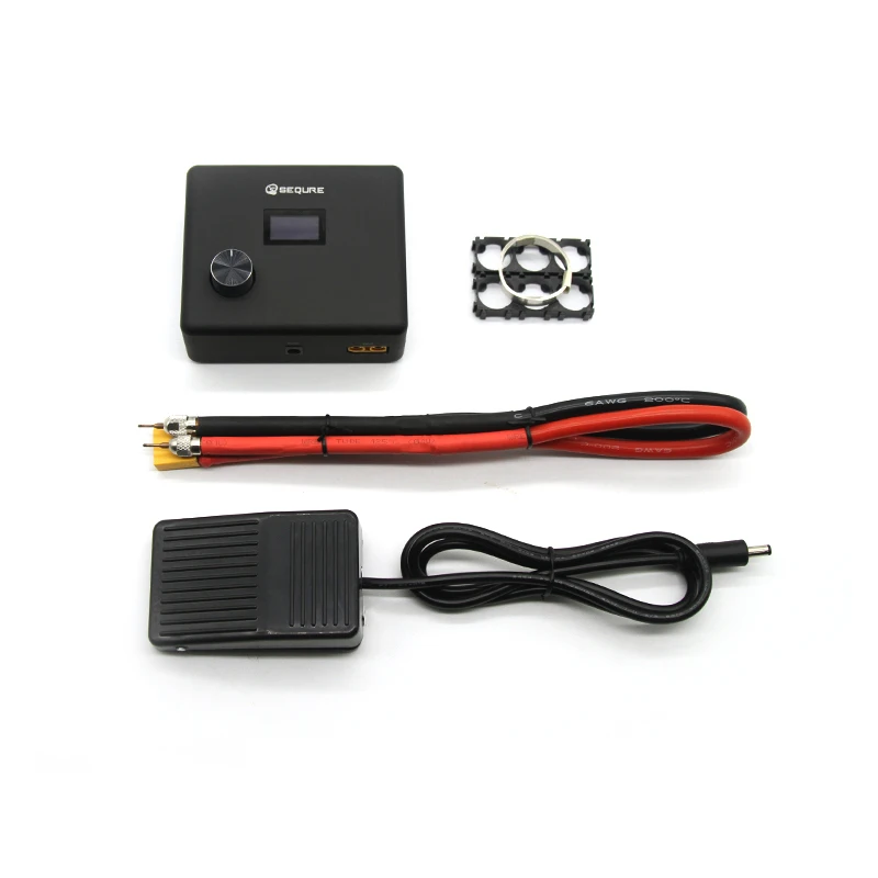 Оригинальный защита SQ-SW1 машины для точечной сварки портативный DIY сварочный аппарат oled-дисплей (органические светодиоды) с никелевый лист ножной педали Автоматическая