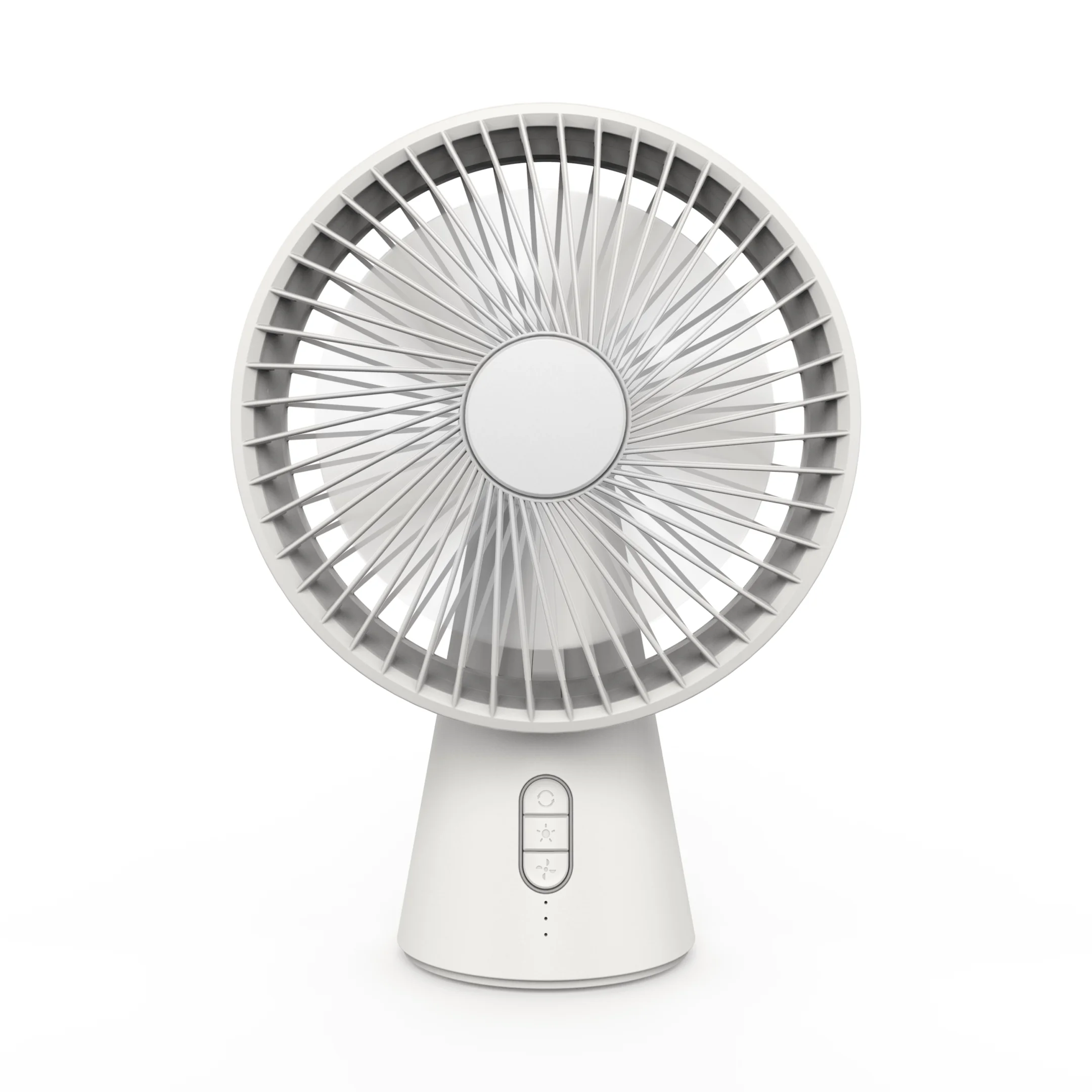 
Large Battery Capacity Mini USB Desk Fan, 3 Speed Personal Oscillating Small Desktop Table Quiet USB Rechargeable Fan 