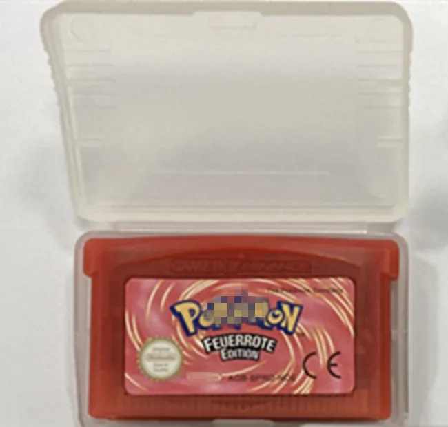 German stickers German language video game card For GBA