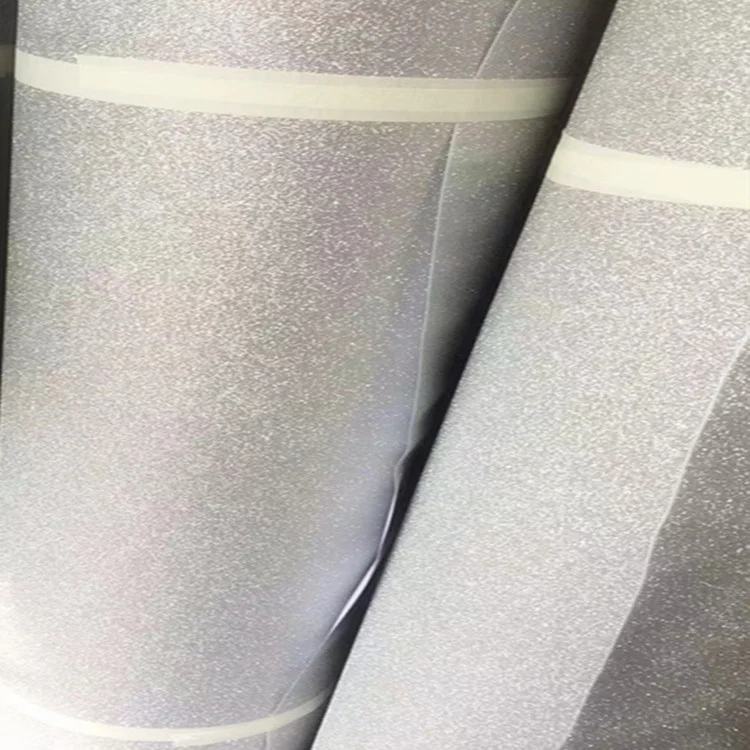 Sample Free Silver Glitter Adhesive Wallpaper Sticker