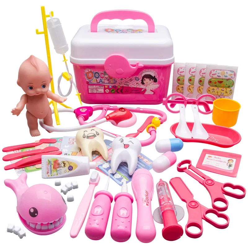 Amazon Popular Kids Pretend Play & Preschool Set Doctor Plastic ABS High Quality Pretend Play