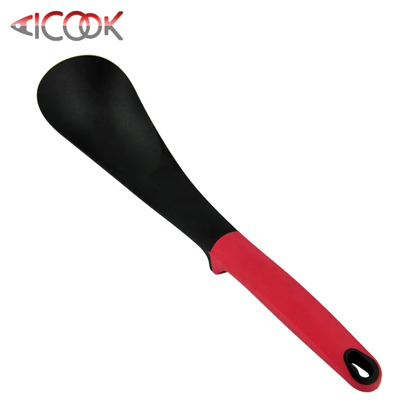 Colorful plastic kitchen cooking utensils set