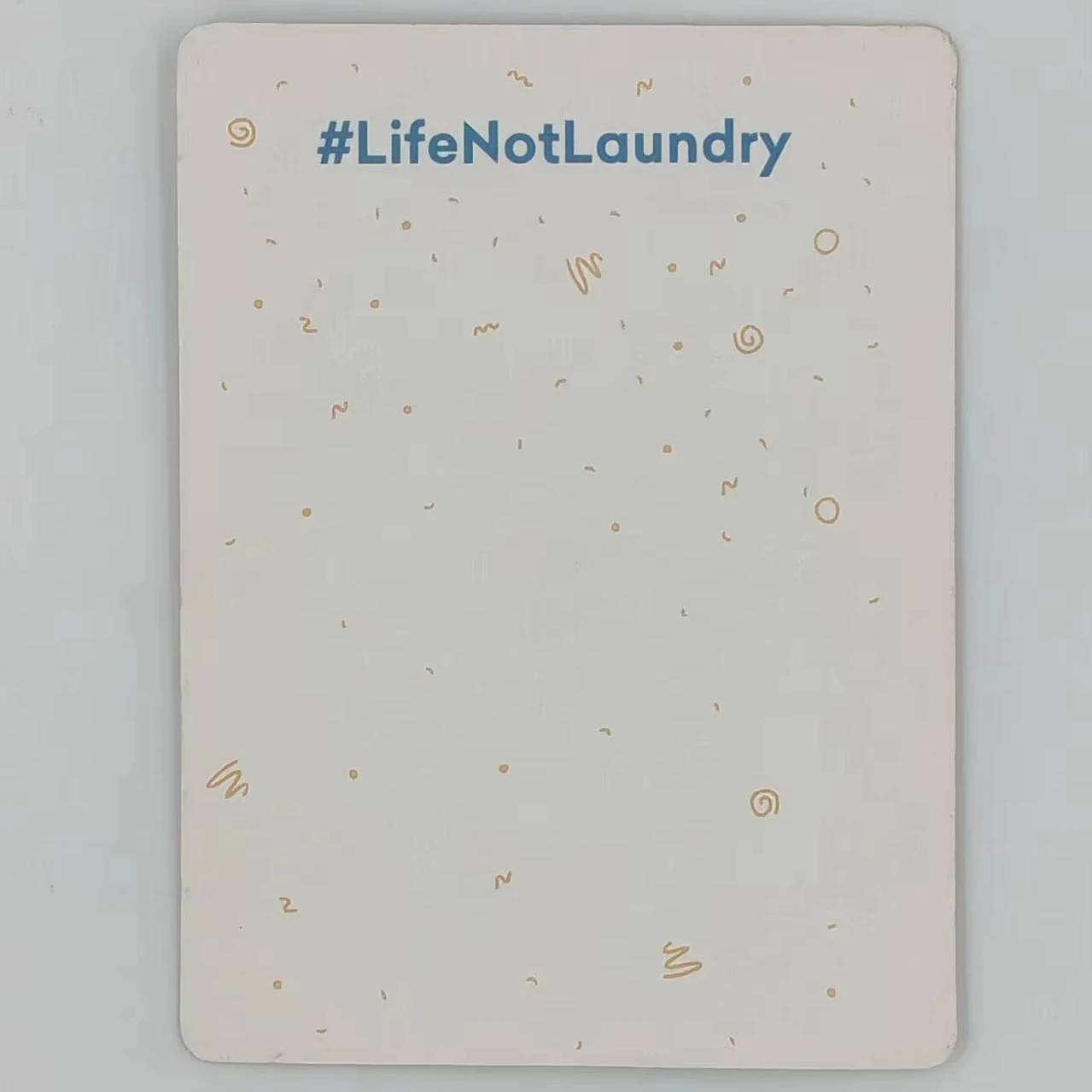 Customized White Art Paper Card Letterpress Printing Batch Production