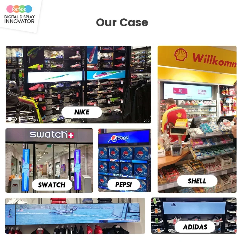 Ультра широкий растянутый дисплей digital signage bar ЖК-дисплей Android рекламный плеер 23/24/35/36/47/48 дюймов экран