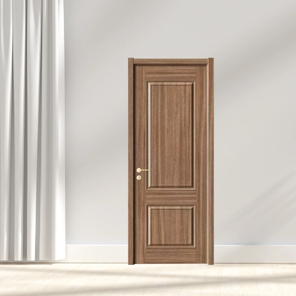 Factory Supply Cheap Price Waterproof Modern Interior PVC Bedroom Slab Doors For Houses Room